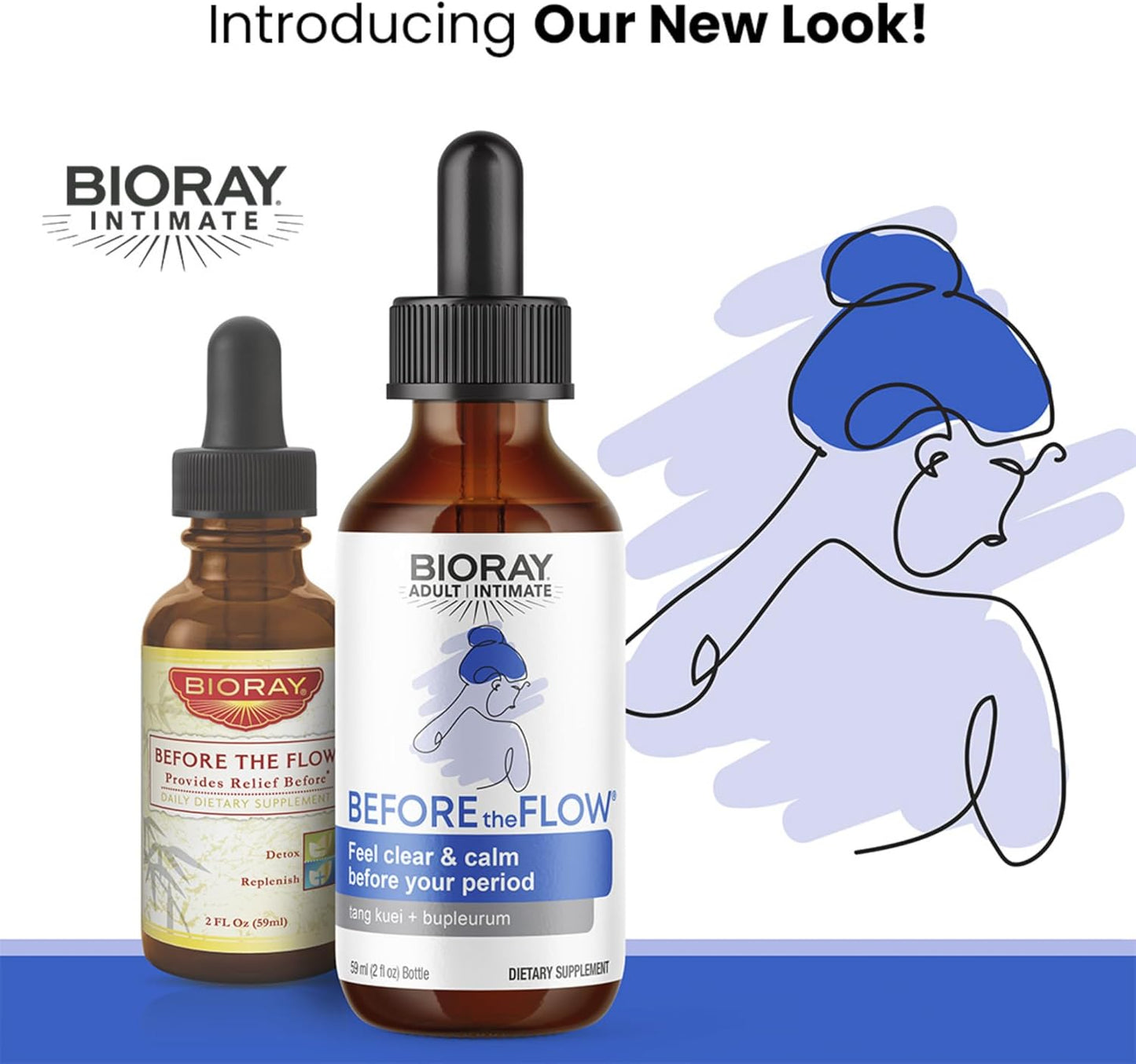 BIORAY Intimate Before The Flow - 2 fl oz - Diminishes Normal Symptoms of PMS - Non-GMO, Gluten Free Nirvana Guru