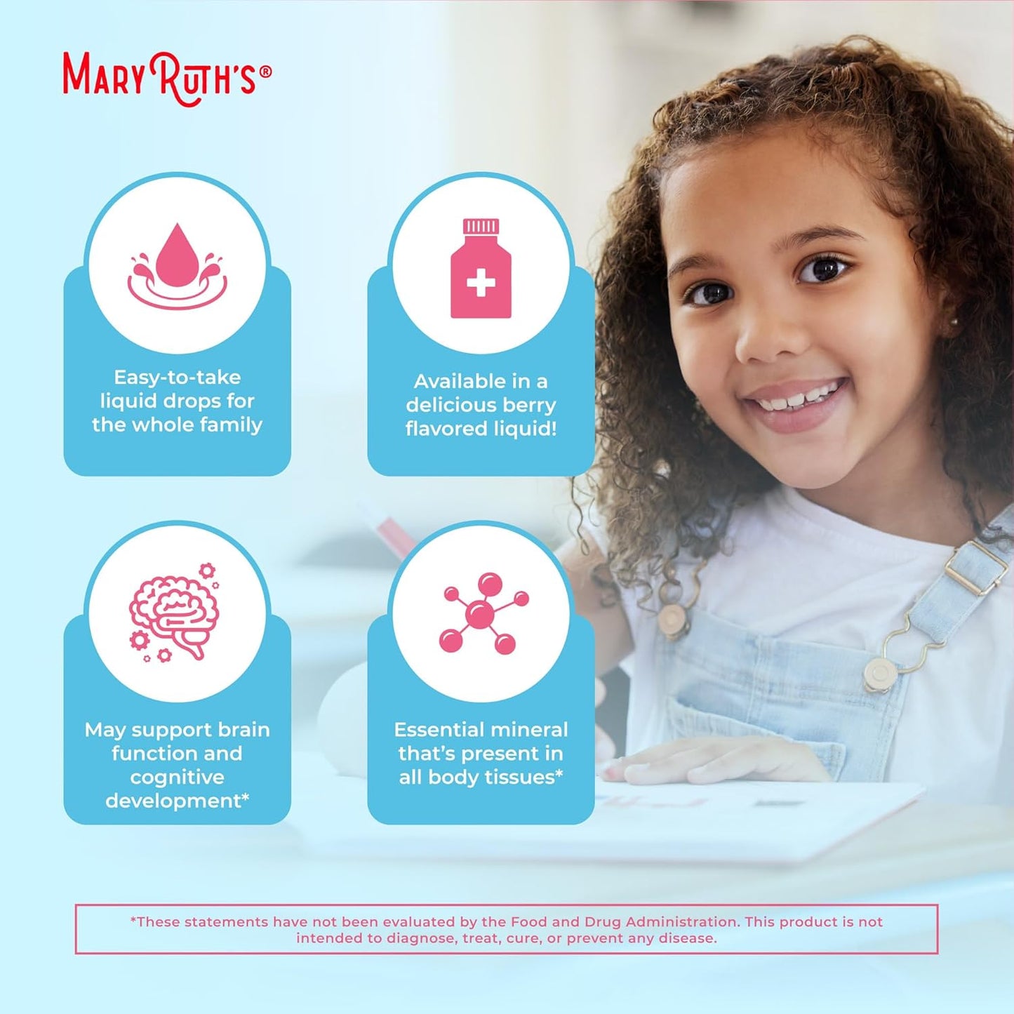 MaryRuth Organics Zinc Supplement for Immune Support, Immune Support Supplement for Kids, Ages 4-13, Zinc Sulfate, Vegan, USDA Organic, Glycerin Based, 2 Fl Oz - Nirvana Guru