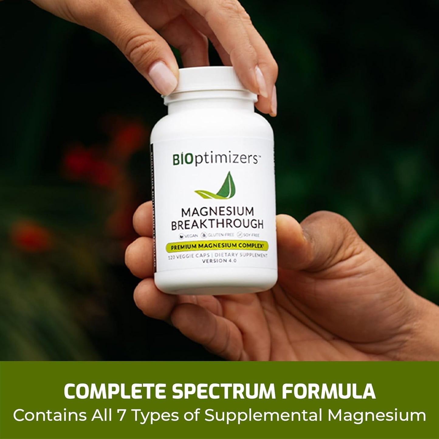 BiOptimizers Magnesium Breakthrough 4.0, (60 Capsules) & Cycle Care, (90 Capsules) - Natural Sleep, Brain, and Menstrual Relief Support Supplement Bundle Nirvana Guru