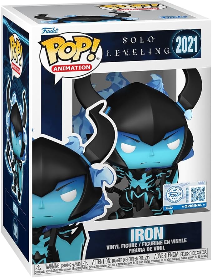 Funko Pop! Animation: Solo Leveling - Iron - 1/6 Odds for Rare Chase Variant - Glow in The Dark - Styles May Vary - Amazon Exclusive - Collectable Vinyl Figure - Gift Idea - Anime Fans nirvanaguru