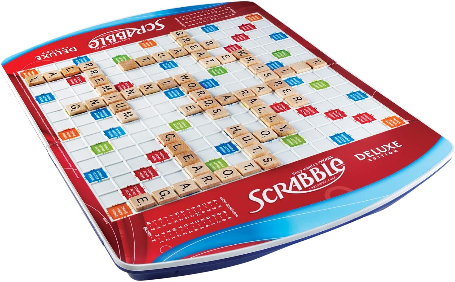 Hasbro Gaming Scrabble Deluxe Edition Board Game, (Amazon Exclusive) Nirvana Guru