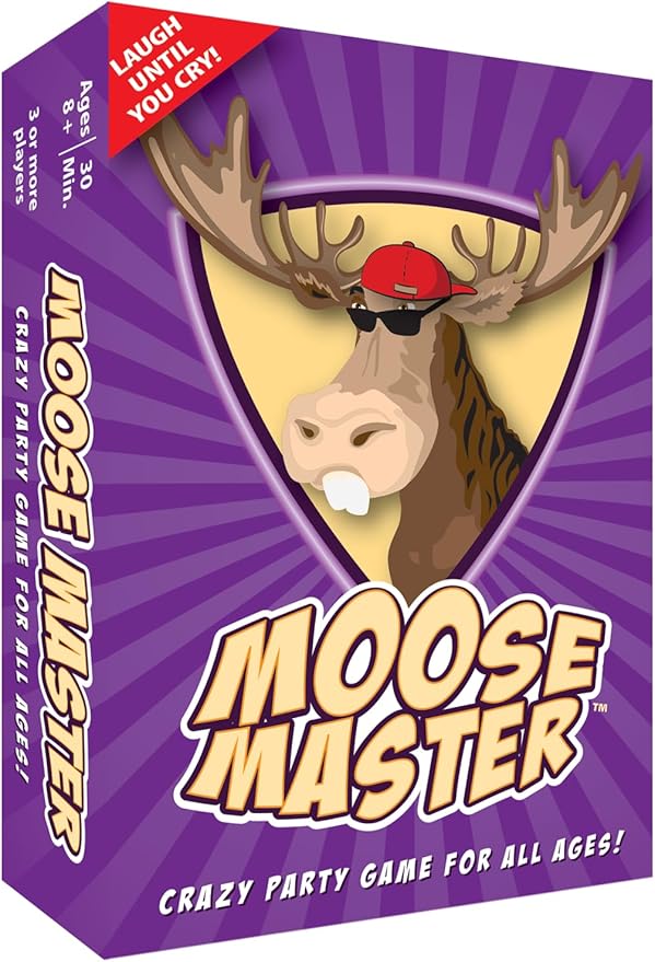 Moose Master - Laugh Until You Cry Fun - Your Cheeks Will Hurt from Smiling and Laughing so Hard - for Fun People Looking for A Hilarious Night in a Box nirvanaguru