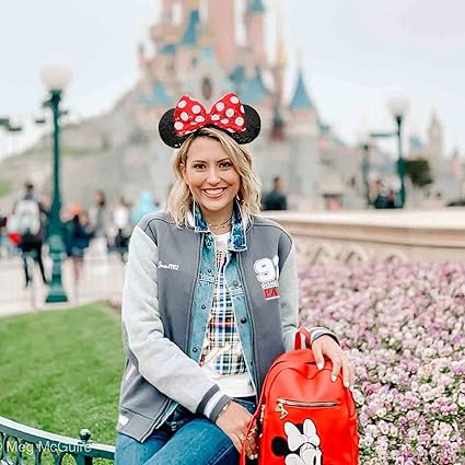 Mouse Ears Headbands, Sequin Mouse Ears for Women Girls Boys, Shiny Bow Headband for Cosplay Costume Party Decorations Hair Accessories (Polka Dots) nirvanaguru
