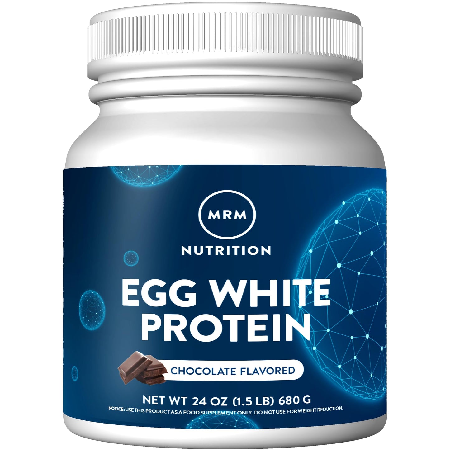 MRM Nutrition Egg White Protein | Vanilla Flavored | 23g Fat-Free Protein | with Digestive enzymes | Highest Biological Value | Clinically Tested | 20 Servings - Nirvana Guru