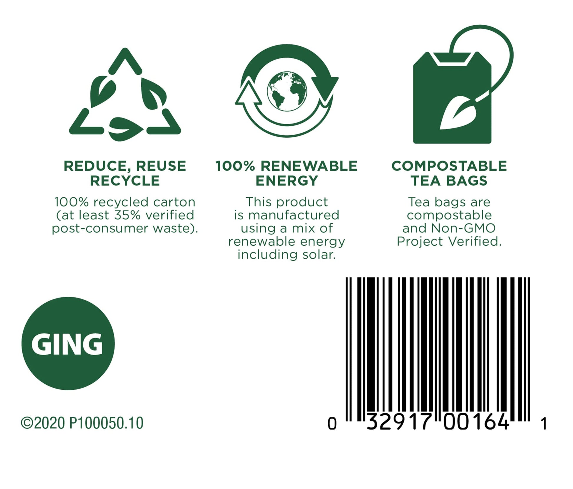 Traditional Medicinals Tea, Organic Ginger, Healthy Digestion, Pleasantly Spicy & Warming, 16 Tea Bags - Nirvana Guru