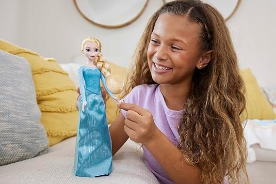 Mattel  Dolls, Elsa Posable Fashion Doll with Signature Clothing and Accessories, Disney's Frozen Movie Toys nirvanaguru