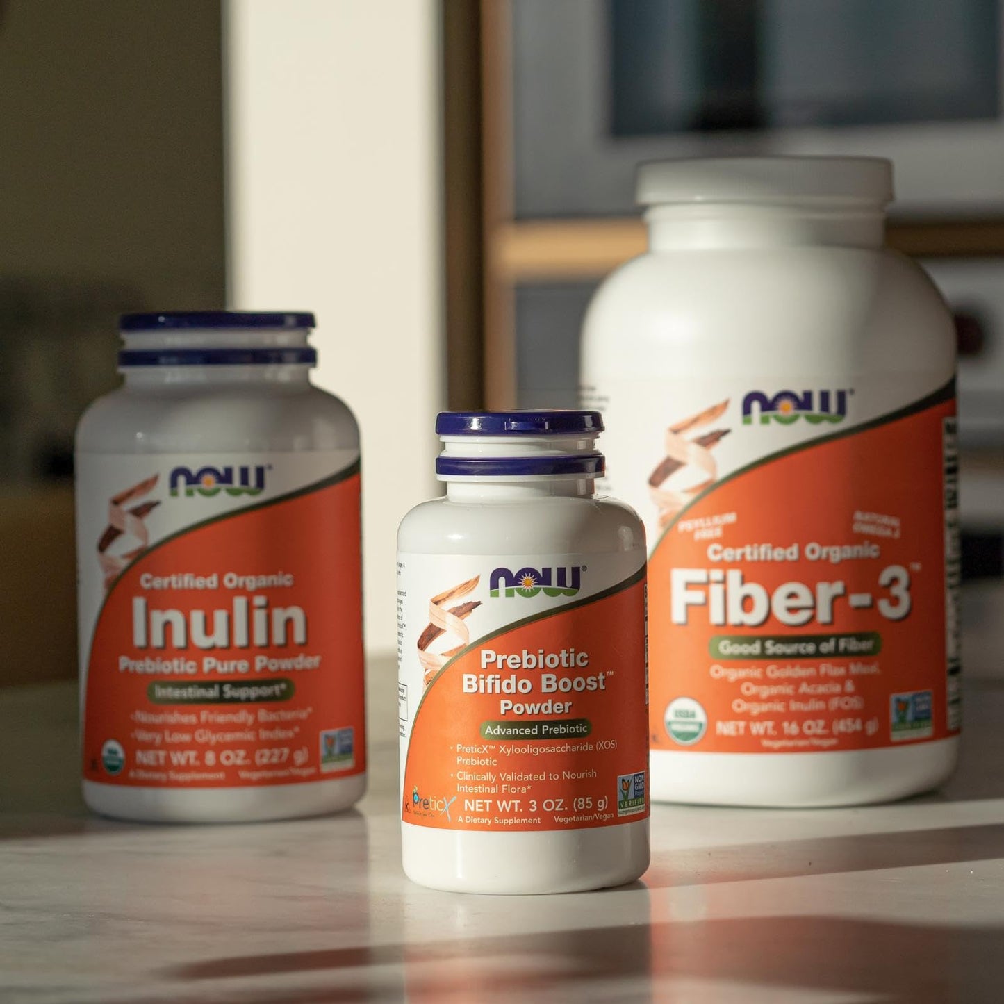 NOW Foods Supplements, Inulin Prebiotic Pure Powder, Certified Organic, Non-GMO Project Verified, Intestinal Support*, 1-Pound - Nirvana Guru