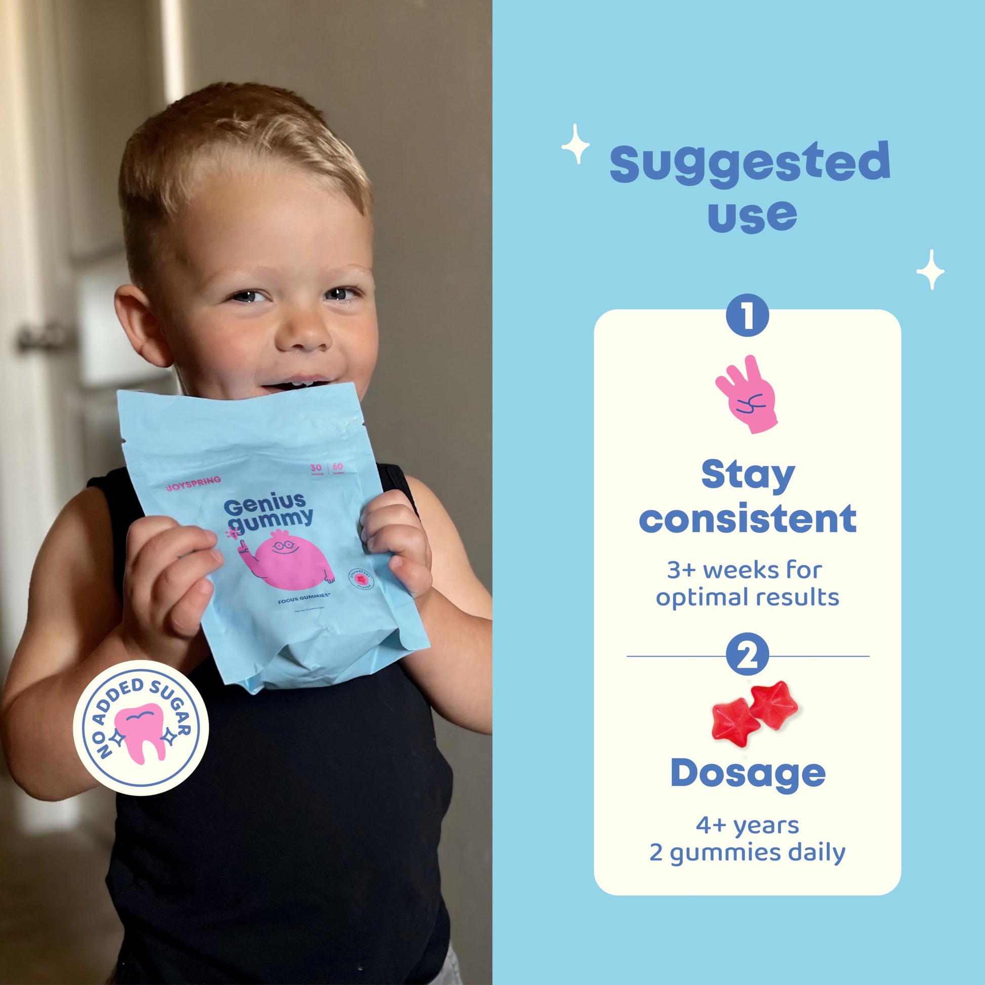 JoySpring Genius Drops for Kids | Clinically Proven Focus Supplement | Liquid Herbal Focus Supplement with Ginkgo Biloba for Kids (1 fl oz) 30 Servings Nirvana Guru