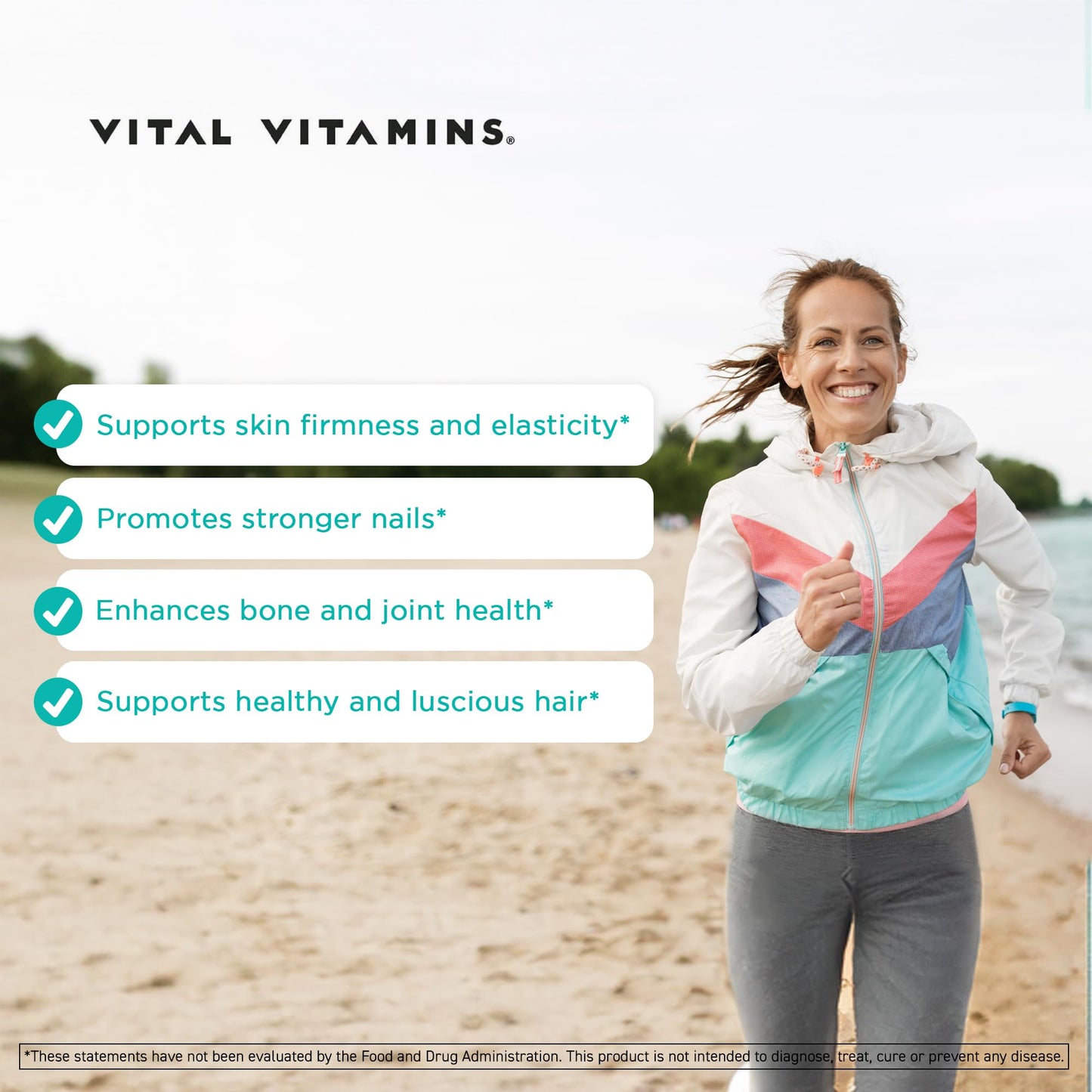 Vital Vitamins Multi Collagen for Women & Men - Type I, II, III, V, X - Grass Fed, Non-GMO - 150 Capsules