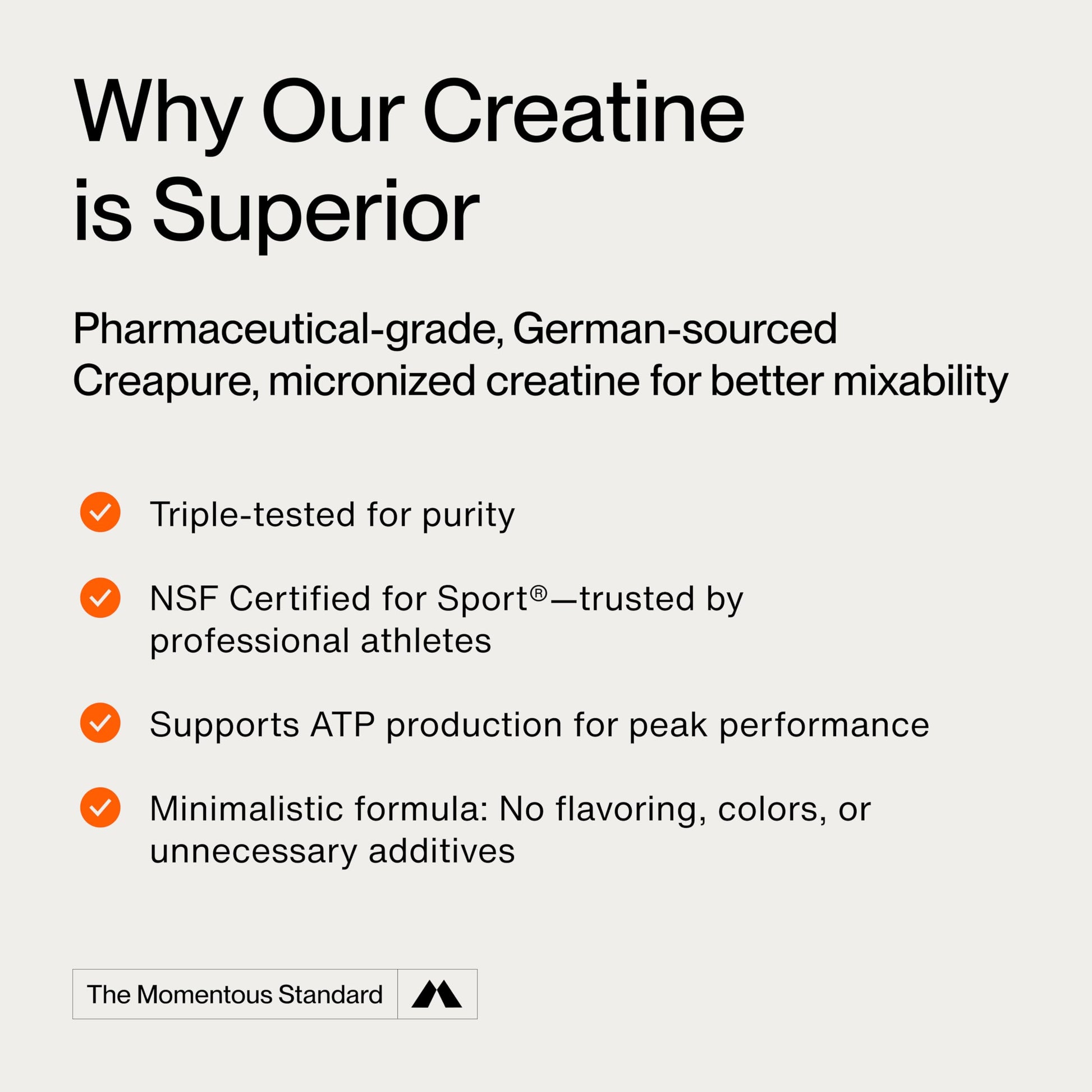 Momentous Creatine Monohydrate Powder - Creapure® Creatine Powder Supports Strength, Lean Muscle, & Recovery for Men & Women - 5 g per Serving - 90 Servings Nirvana Guru