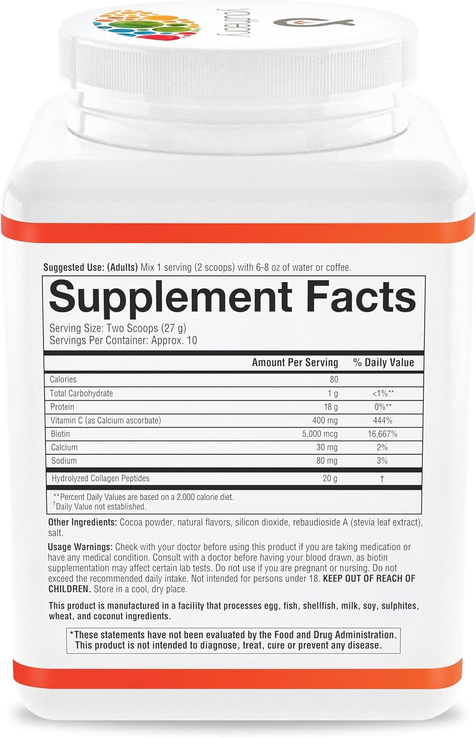 Youtheory Collagen Powder - Premium Collagen Supplement with Vitamin C & Biotin - Healthy Hair, Nails, Skin & Joints* - Hydrolyzed & Highly Absorbable - Dairy & Gluten Free - Unflavored - 10 oz - Nirvana Guru