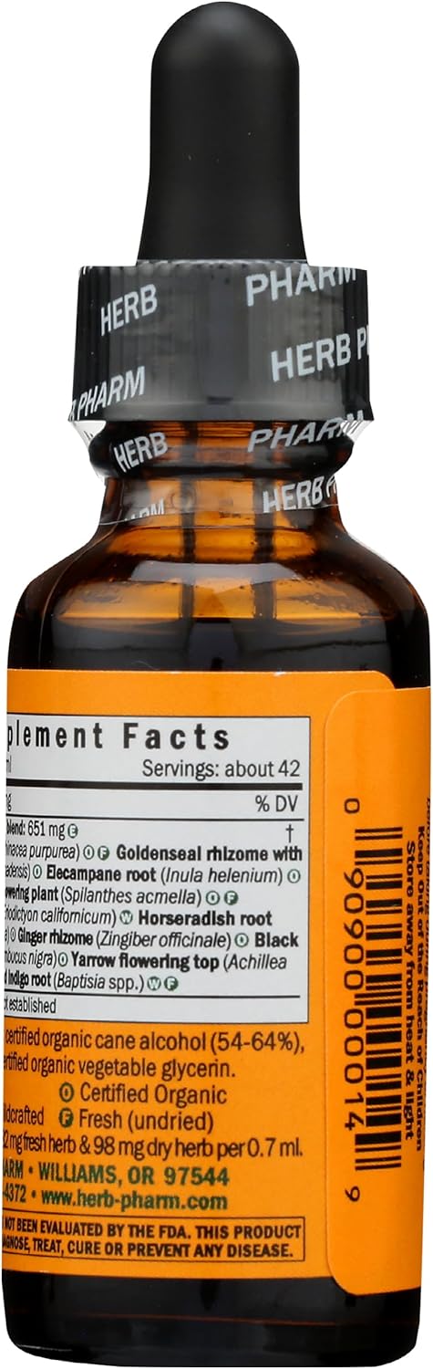 Herb Pharm Rapid Immune Boost Liquid Herbal Formula for Active Immune Support - 1 Ounce - Nirvana Guru