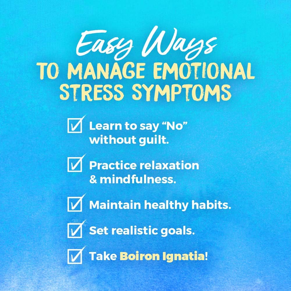 Boiron Ignatia Amara 30C Homeopathic Medicine for Relief from Emotional Stress, Hypersensitivity, Irritability, and Moodiness - 3 Count (240 Pellets) - Nirvana Guru