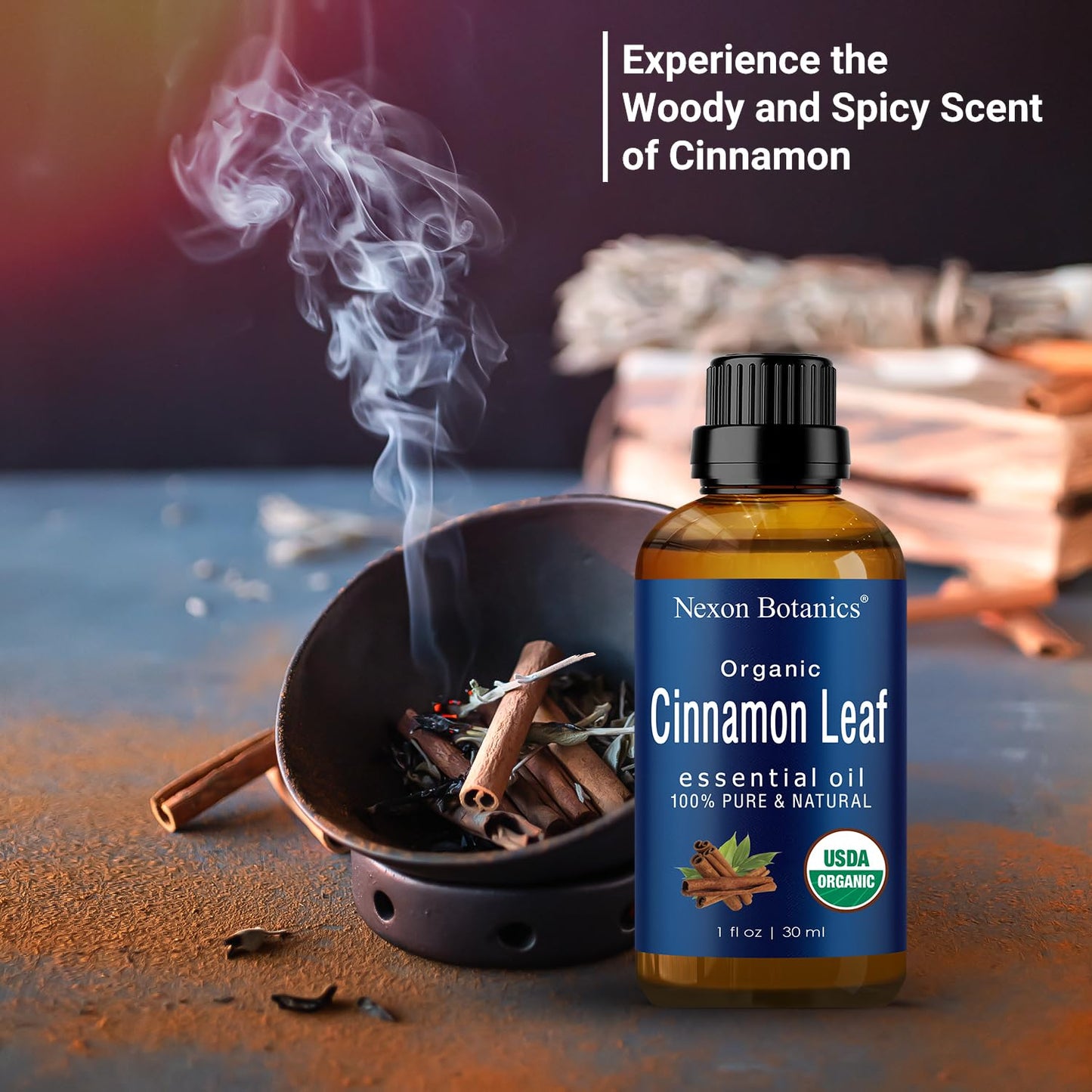Organic Lavender Essential Oil 30 ml - Pure Natural Oils for Diffuser, Aromatherapy, Skin & Hair Care - Aceite De Lavanda Orgánico - Nexon Botanics - Nirvana Guru