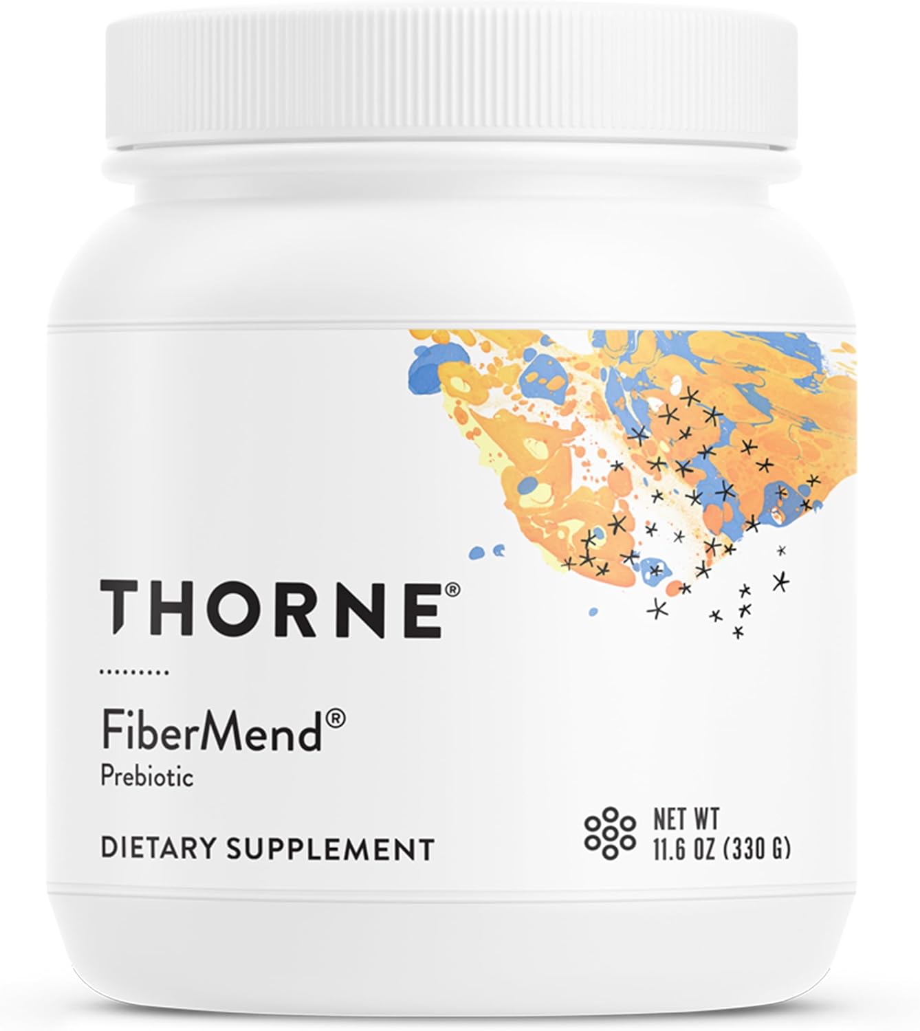 THORNE FiberMend - Prebiotic Fiber Powder to Help Maintain Regularity and Balanced GI Flora* - 11.6 Oz - Nirvana Guru