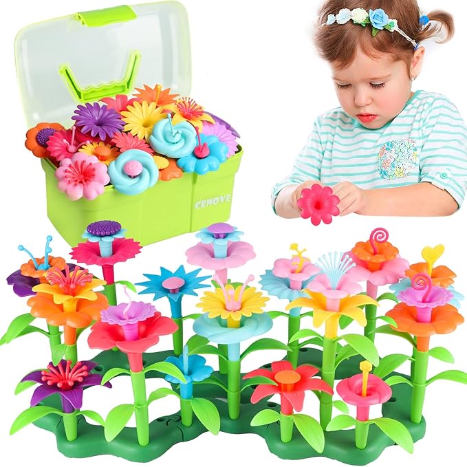 CENOVE Toddler Toys for 3 4 5 6 Years Old Boys Girls,Upgrade DIY Building Blocks Stacking Toy,STEM Educational Brain Development Preschool Kindergarten Toy with Storage Box nirvanaguru