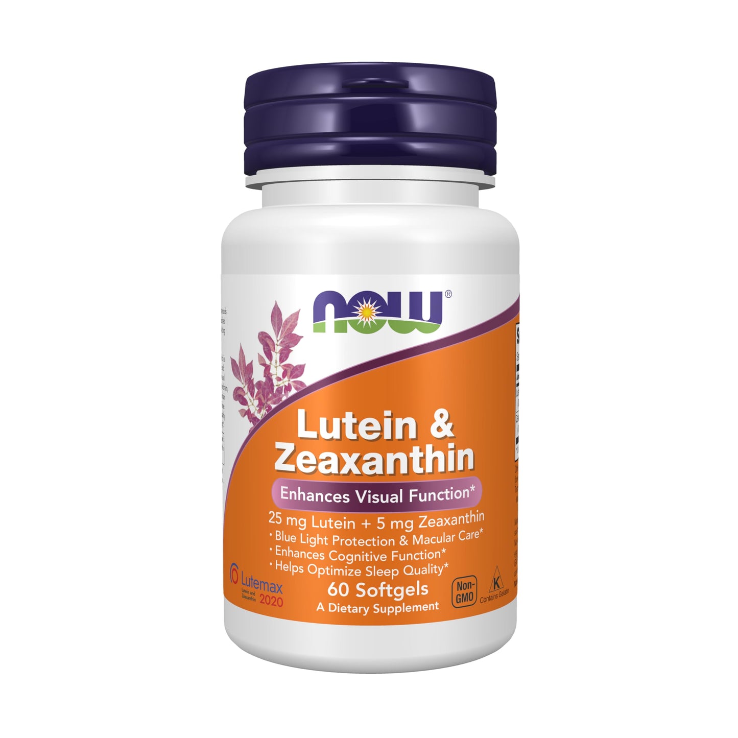NOW Foods Supplements, Lutein & Zeaxanthin with 25 mg Lutein and 5 mg Zeaxanthin, 60 Softgels - Nirvana Guru