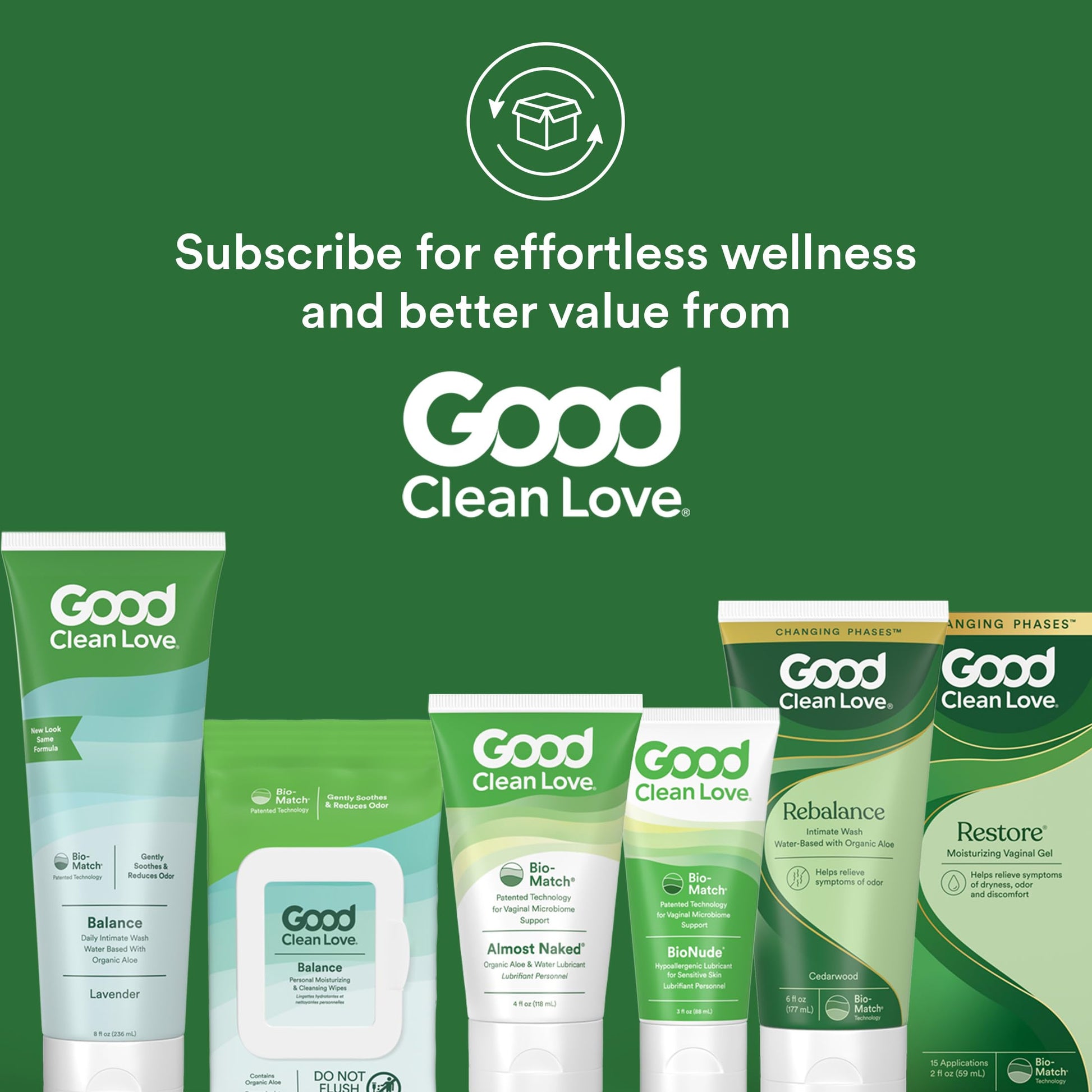 Good Clean Love Rehydrate Ultra Moisturizing Vaginal Gel with Hyaluronic Acid, pH-Balanced Vaginal Moisturizer, Water-Based Feminine Care, Long Lasting Relief from Dryness & Discomfort, 2 Oz Nirvana Guru