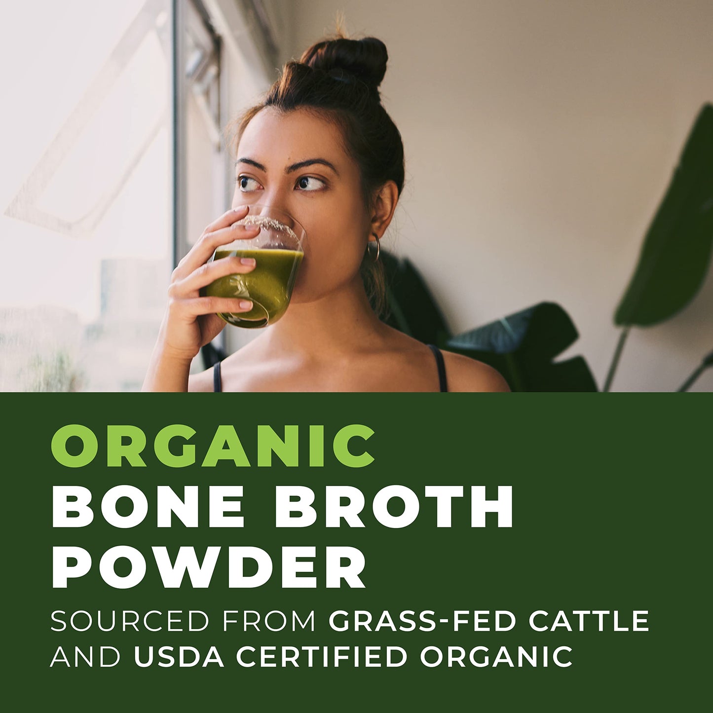 Bone Broth Protein Powder, Chocolate, Grass Fed 2lbs, 42 servings 16g protein, 13g Collagen. Low Carb, 2 net Carb, Dairy Free, Keto Friendly Bone Broth Protein Supplement with Collagen Types I & III - Nirvana Guru
