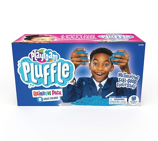 Educational Insights Pluffle® Mini 8-Pack - Sensory Bin Foam Set, No Mess Alternative to Sand Toys & Slime for Toddlers, Fun Sensory Table Filler for Home or Classroom, Gift for Kids Ages 3+ nirvanaguru