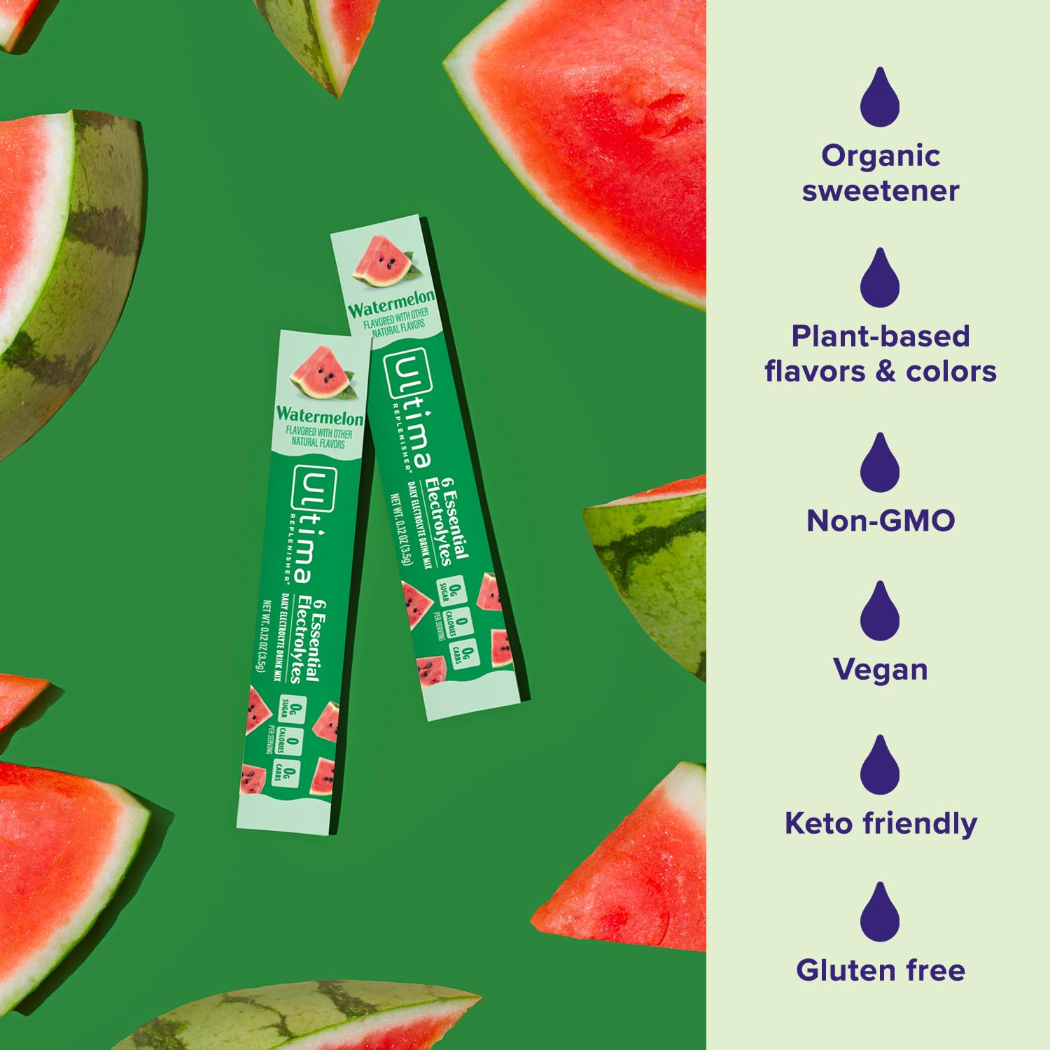 Ultima Replenisher Daily Electrolyte Powder Drink Mix – Sugar Free – Original Variety, 20 Stickpacks – Hydration Packets with 6 Electrolytes and Minerals – Keto Friendly, Vegan, Non-GMO - Nirvana Guru