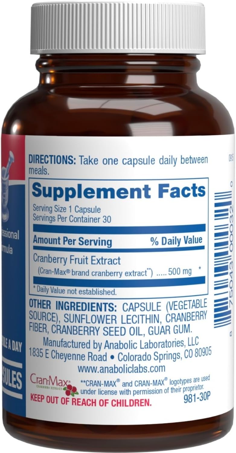 Cranberry Pills for Women Urinary Tract Health - Clinical Strength Cran-Max® Cranberry Extract Capsules to Support Bladder Cleansing and Urinary Tract Health for Women - Super Potent Vegan & Non-GMO Nirvana Guru