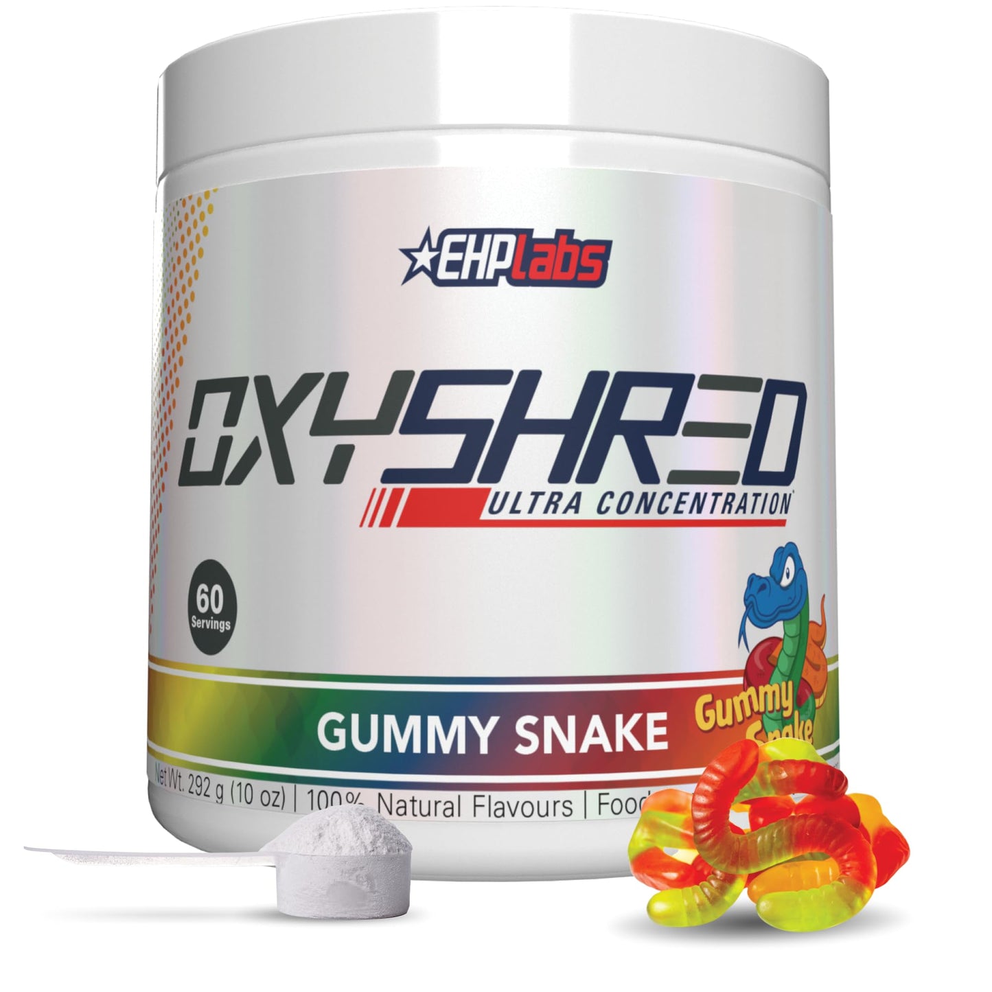 EHP Labs OxyShred Pre Workout Powder - Preworkout Powder with L Glutamine & Acetyl L Carnitine, Energy Boost Drink - Mango, 60 Servings Nirvana Guru