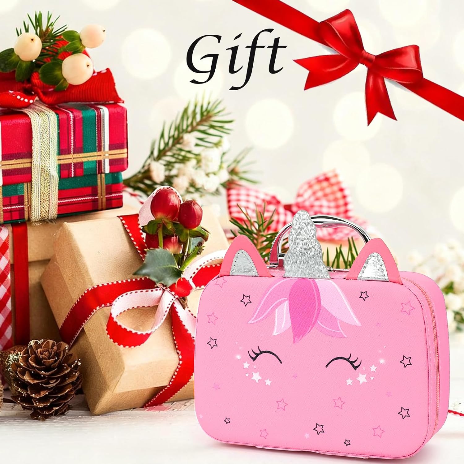 Heaning Kids Washable Makeup Girl Toys - Real Makeup Kit Kid Make up Set for Toddlers Children Princess Dress Up Christmas Birthday Gifts Toys for 3 4 5 6 7 8 9 10 11 12 Year Old Girls nirvanaguru