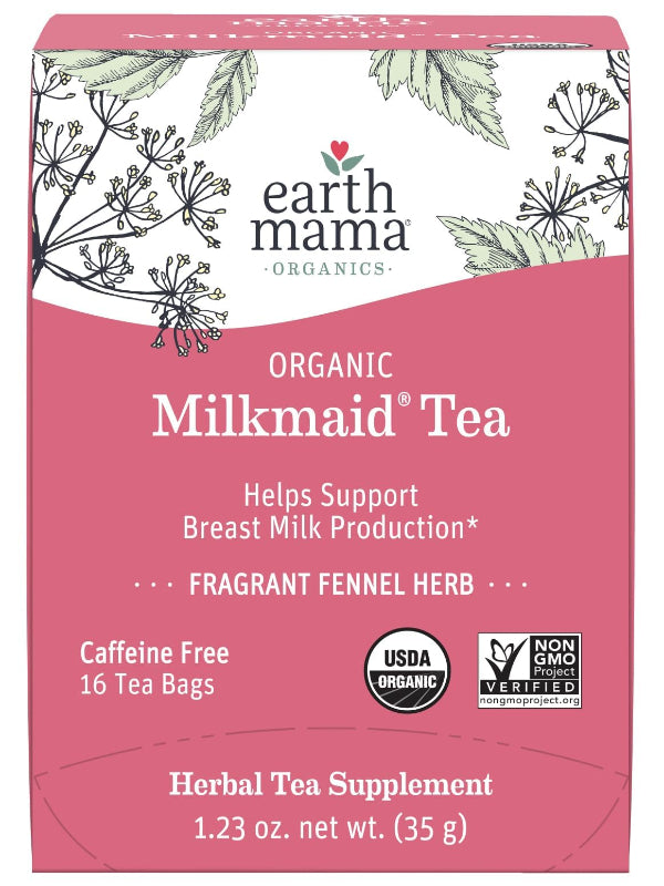 Earth Mama Organic Third Trimester Tea Bags | 100% USDA Organic Herbal Tea for Late Pregnancy Comfort + Childbirth Preparation, 16 Teabags Per Box (2-Pack) Nirvana Guru