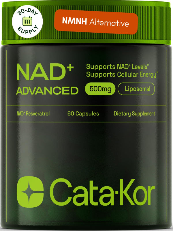 NMNH Supplement Alternative – Liposomal NAD + Resveratrol – 30-Day Supply – High Purity NAD Supplement for Energy & Healthy Aging – 60 Capsules Nirvana Guru
