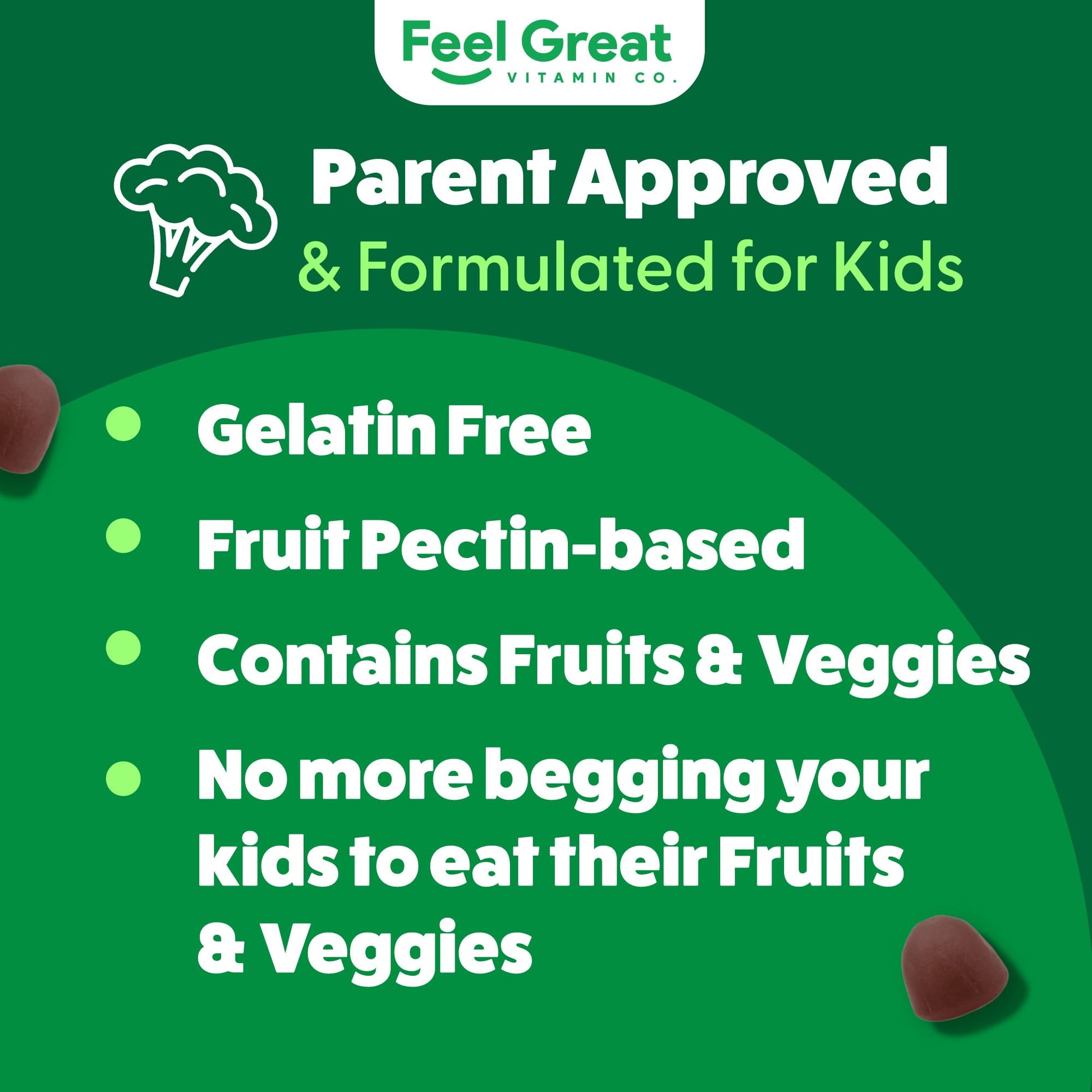 Feel Great Vitamin Co. Complete DHA Gummies for Kids | with Omega 3 6 9 + DHA, Vitamin C | Supports Healthy Brain Function, Vision & Heart Health | Gluten Free, Vegetarian | 60 Gummies Nirvana Guru
