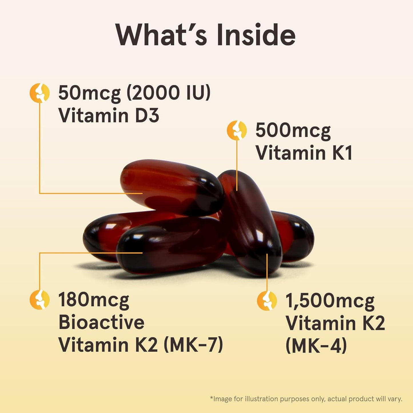 Jarrow Formulas K-Right - Vitamin K-Complex (K1, MK-4, MK-7, D3) - 60 Servings (Softgels) - Dietary Supplement for Bone & Cardiovascular Health Support - Vitamin K2 MK-7 - Gluten Free Nirvana Guru