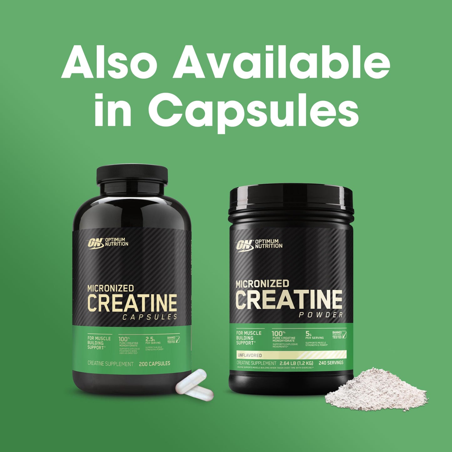 Optimum Nutrition Micronized Creatine Monohydrate Powder, Unflavored, 120 Servings, 600 Grams (Packaging May Vary) Nirvana Guru