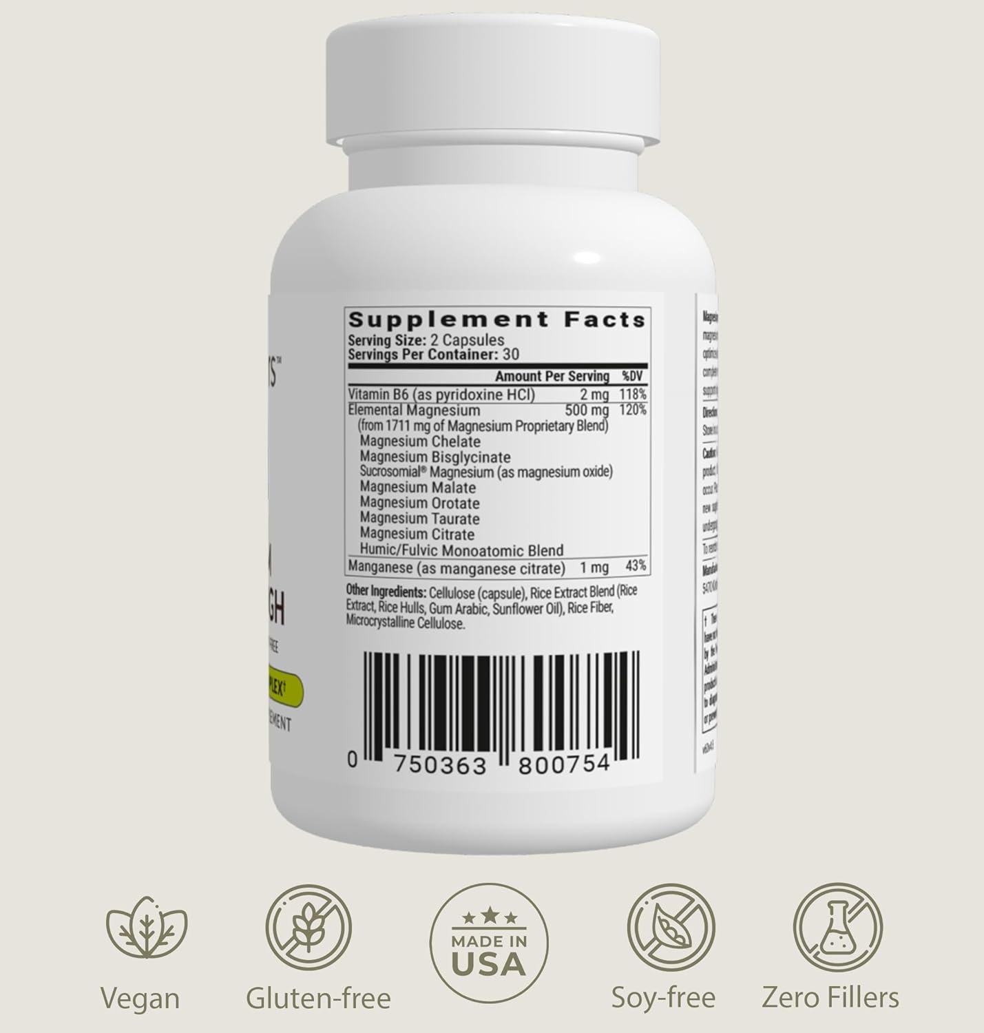 BiOptimizers - P3-OM (60 Capsules) and Magnesium Breakthrough 4.0 (60 Capsules) Supplement Bundle Nirvana Guru