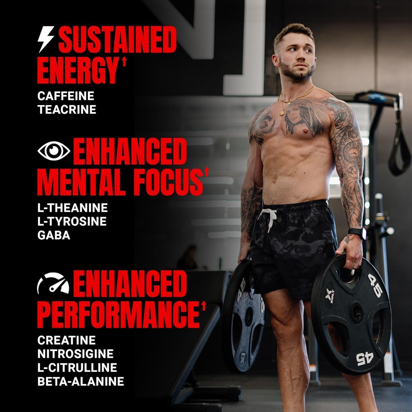PROSUPPS Mr. Hyde Signature Pre Workout Powder with Creatine, Beta Alanine & Caffeine - Performance, Energy & Endurance - Clean Fitness & Gym Supplements for Men & Women (Blue Razz, 30 Servings) Nirvana Guru