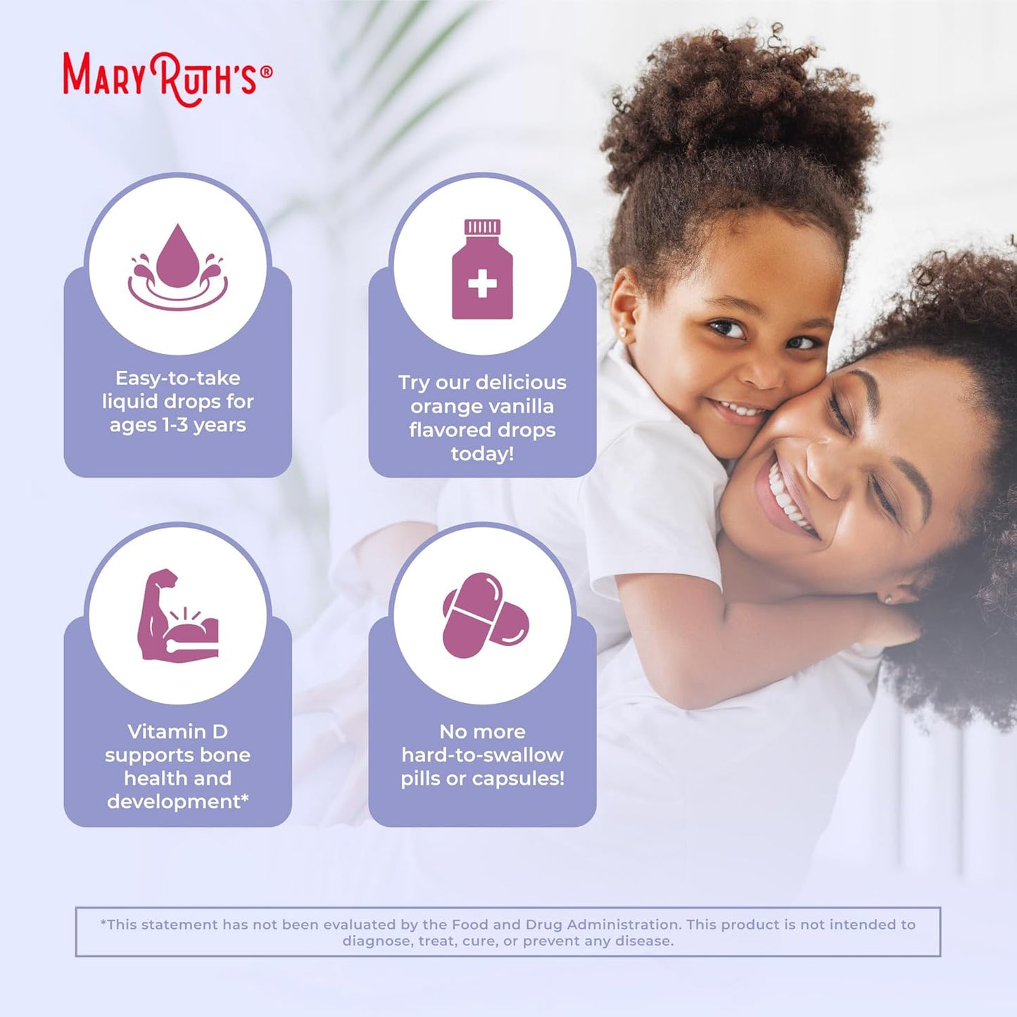 MaryRuth Organics Kids Multivitamin for Toddlers | USDA Organic | Toddler Vitamins Liquid Drops for Kids Ages 1-3 | Toddler Immune Support & Overall Wellness | Vegan | Non-GMO | Gluten Free | 2 Fl Oz - Nirvana Guru