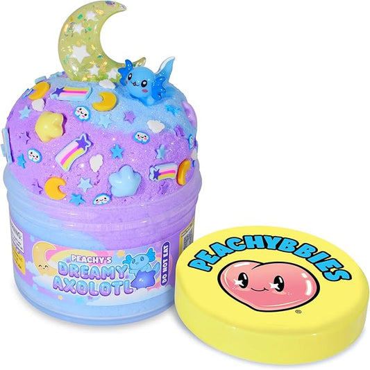 Peachybbies Dreamy Axolotl Cloud Slime - Made in USA Premium, 100% Authentic, 7 oz., Scented for Kids, ASMR, Axolotl Gifts, Slime Charms, Fidget Toys nirvanaguru