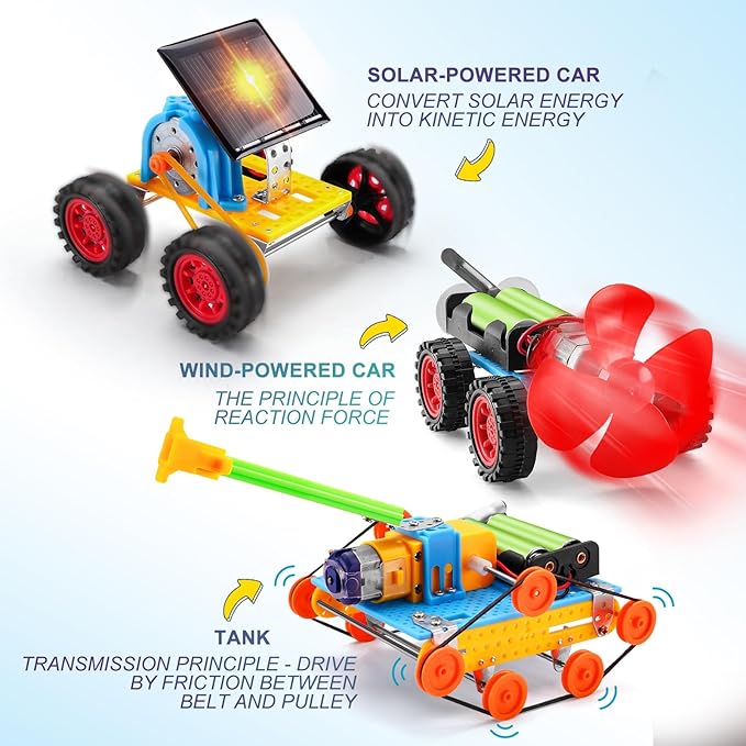 STEM Kits for Kids Age 8-10, Science Robot Building Kits for Boys Crafts 8-12 5-7, STEM Toys for Ages 8-13, Kids Science Experiments 6-8, Engineering Projects for 6 7 9 10 12-14 Year Old Boy Girl Gift nirvanaguru