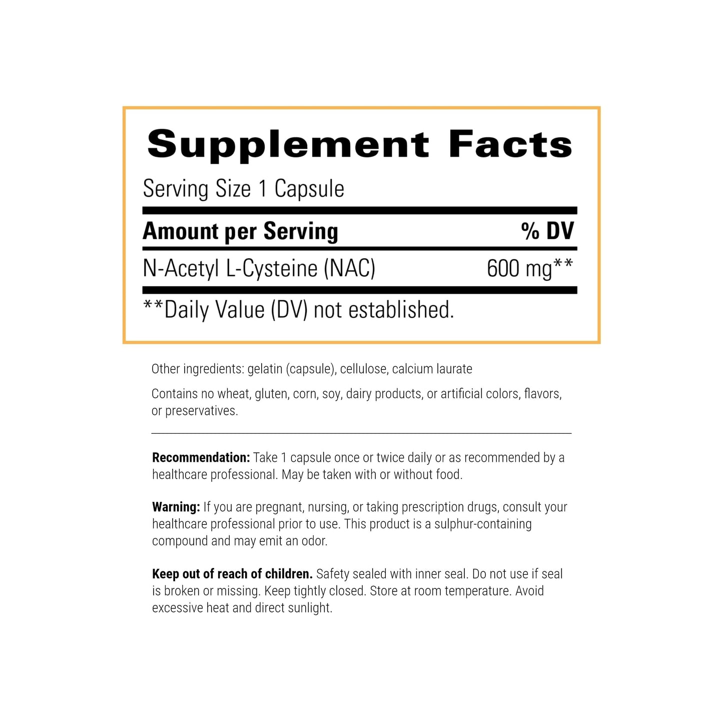 Integrative Therapeutics NAC Supplement (N-Acetyl L-Cysteine) - Vital in Cellular Antioxidant Pathways - 60 Capsules - Nirvana Guru