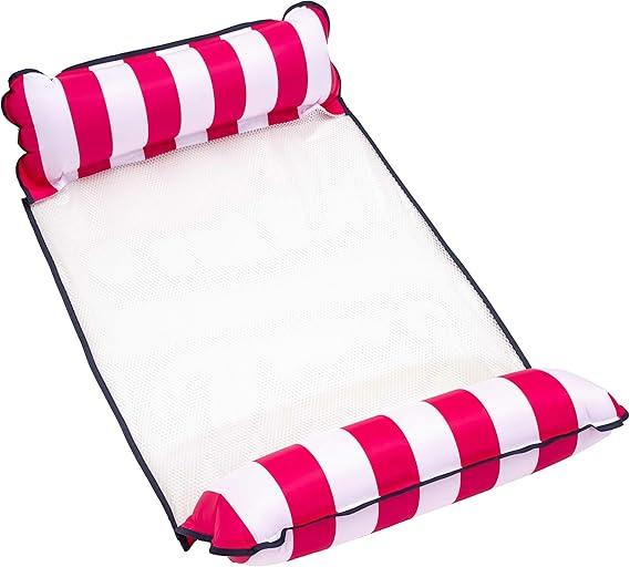 Aqua 4-in-1 Monterey Hammock Pool Float & Water Hammocks, 1-2-3-4 Multipacks – Multiple Colors/Styles – for Adults and Kids Floating nirvanaguru