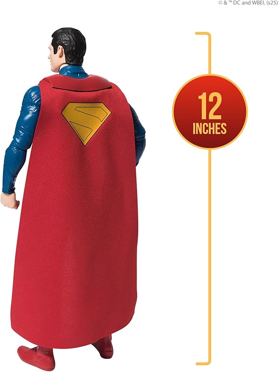 DC Comics, Superman 12-inch Superhero Action Figure, Kids Toys for Boys and Girls Pretend Play, for Ages 4 and Up nirvanaguru