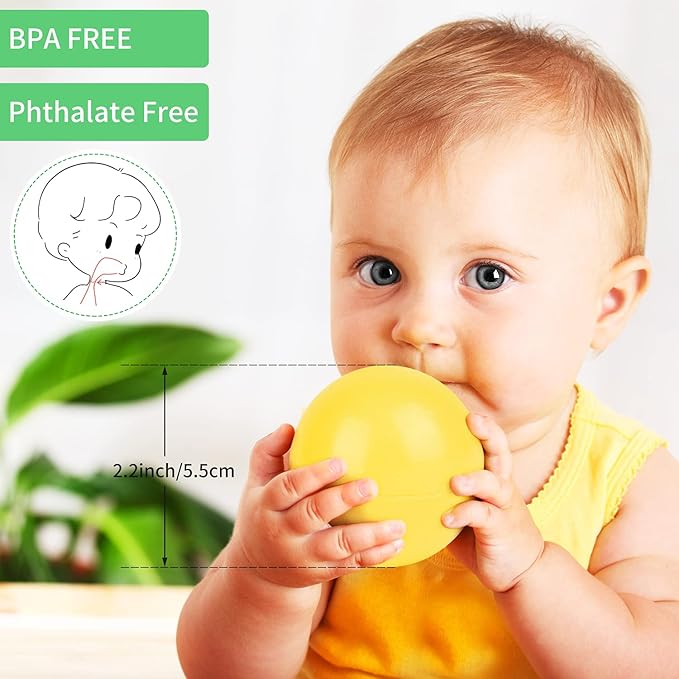 Vanland Ball Pit Balls for Baby and Toddler Phthalate Free BPA Free Crush Proof Plastic - Multicolored Pit Balls in Reusable Play Toys for Kids with Storage Bag nirvanaguru