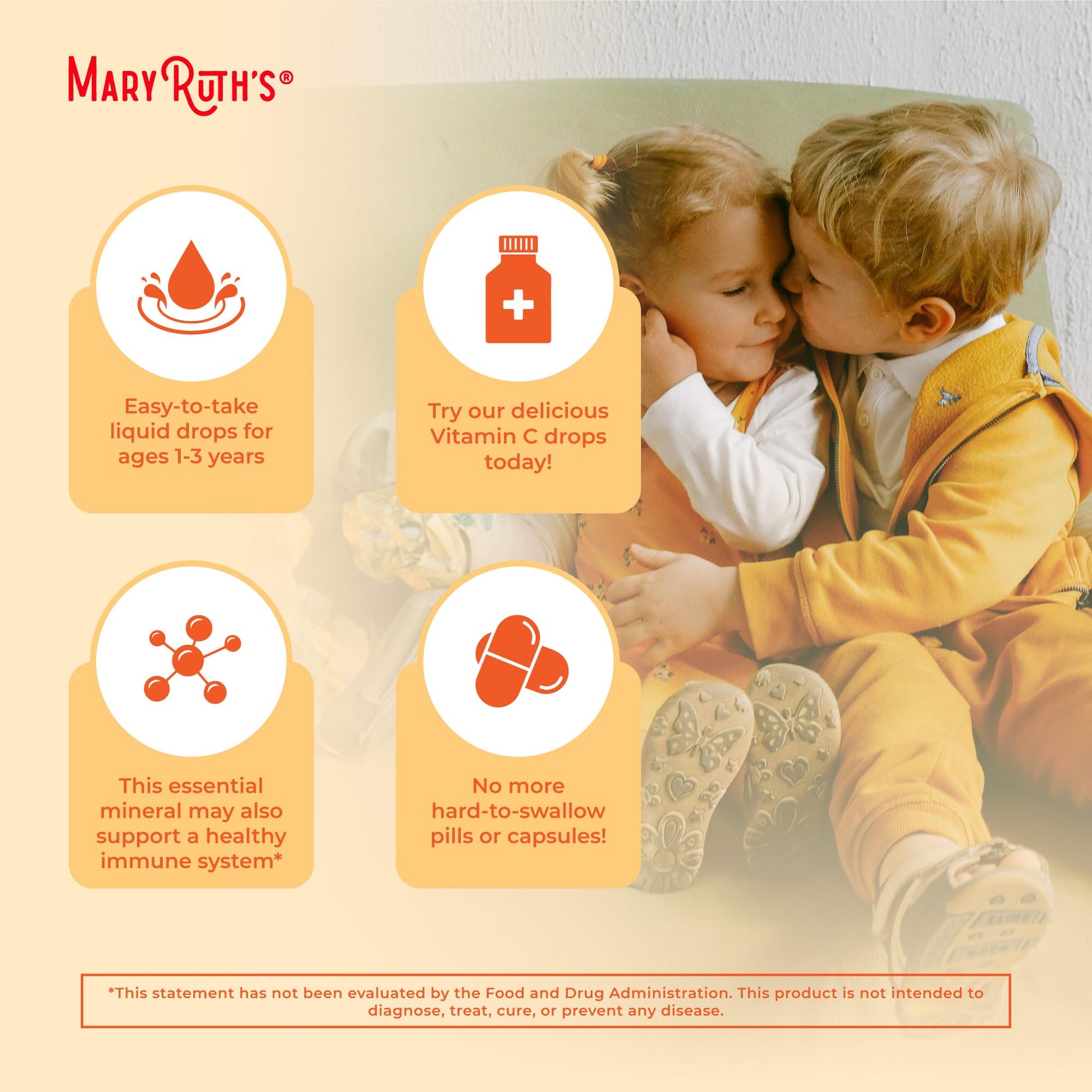 MaryRuth Organics Toddler Vitamin C Drops | USDA Organic Vitamin C Liquid Drops for Toddler | Ages 1-3 Years | Vitamin for Immune Support & Overall Health | Vegan | Non-GMO | Gluten Free | 30 Servings - Nirvana Guru