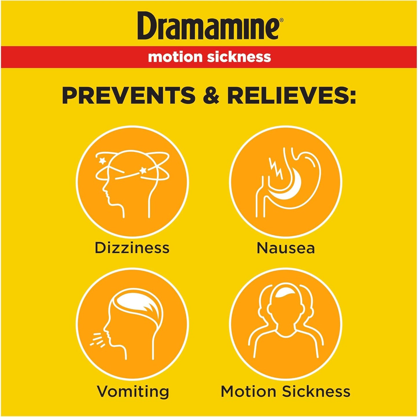 Dramamine Original, Motion Sickness Relief, 36 Count