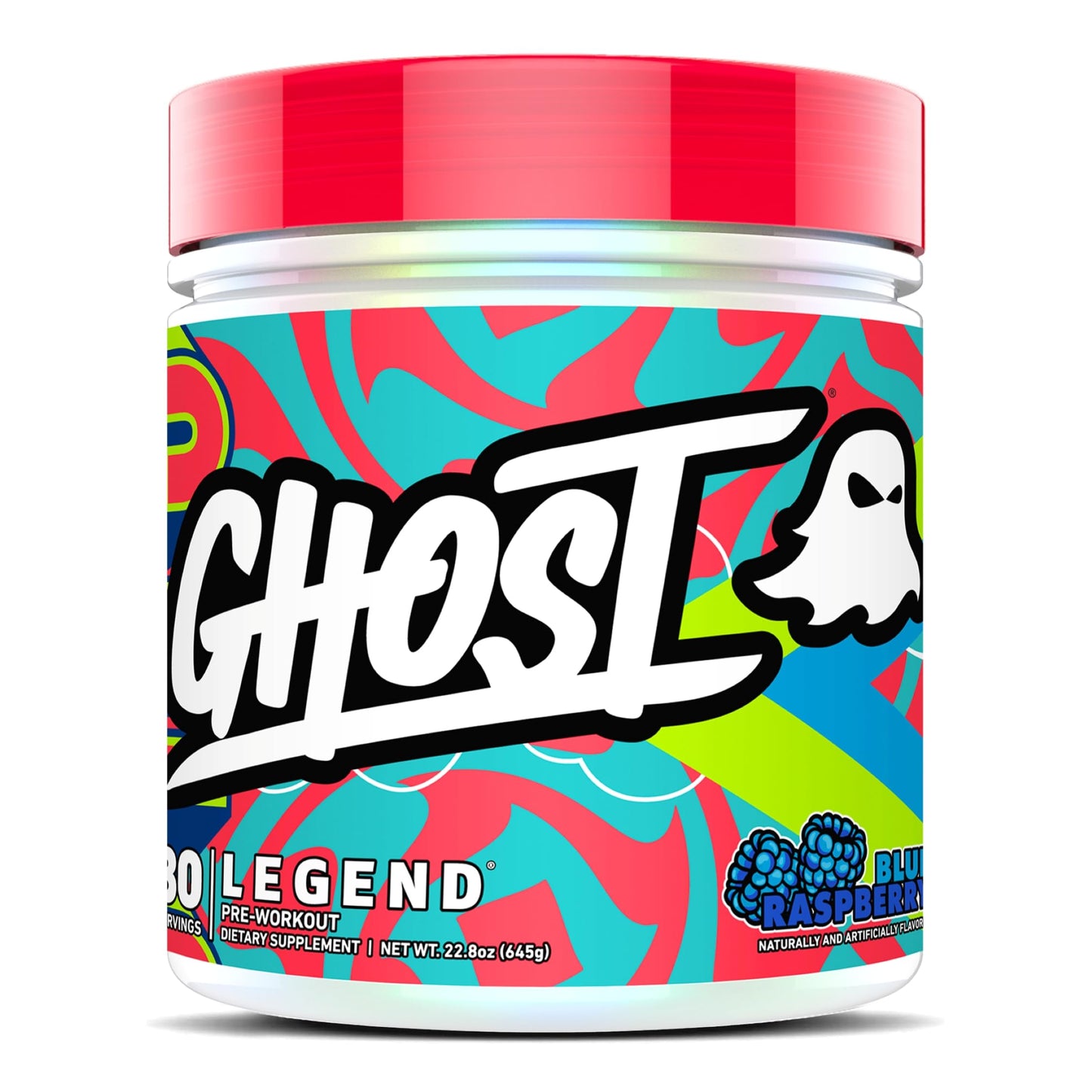 GHOST Legend Pre-Workout Powder, Blue Raspberry - 30 Servings – Pre-Workout for Men & Women with Choline, L-Citrulline, & Beta Alanine for Energy & Focus Nirvana Guru