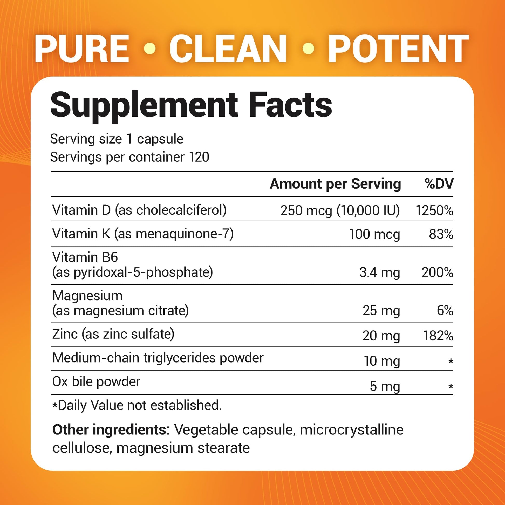 Dr. Berg Vitamin D3 K2 5000 IU with MCT Powder | Powerful 7-in-1 Formulation | 4X Lab-Tested & Verified | High Absorption Formula | K2 D3 Vitamin Supplement - 60 Capsules - Nirvana Guru