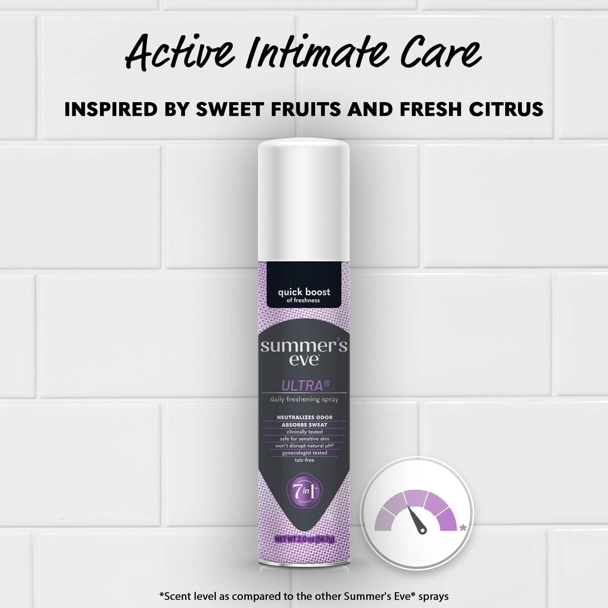 Summer's Eve Blissful Escape Daily Refreshing Feminine Spray, 2 oz Nirvana Guru