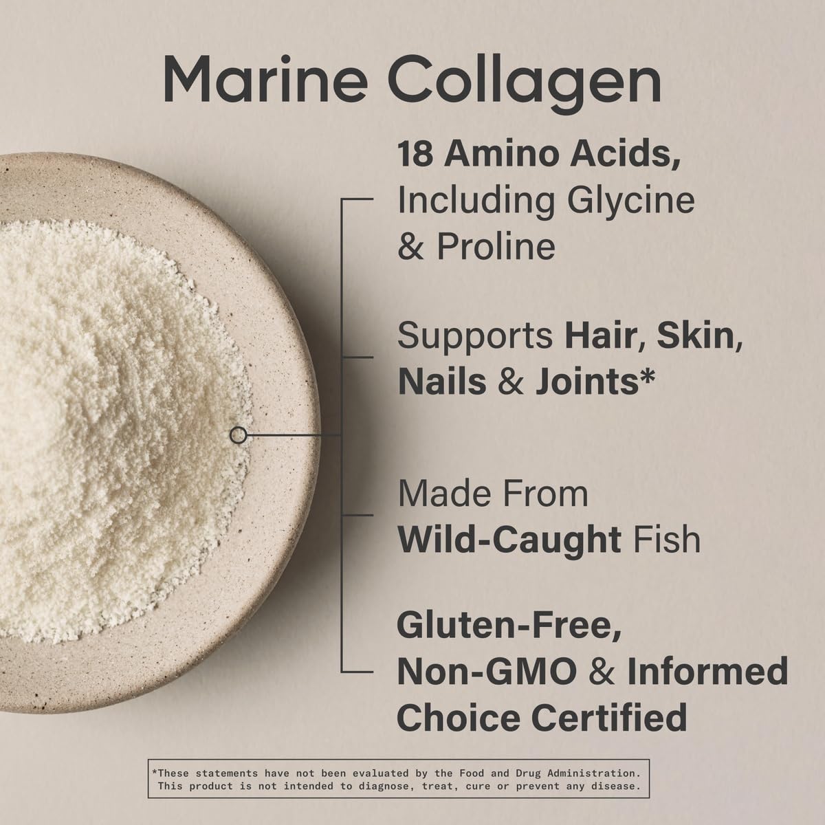 Sports Research Marine Collagen Peptides Powder - Sourced from Wild-Caught Fish, Pescatarian Friendly, Keto Certified & Non-GMO Verified - Easy to Mix in Water or Juice! (34 Servings) - Nirvana Guru