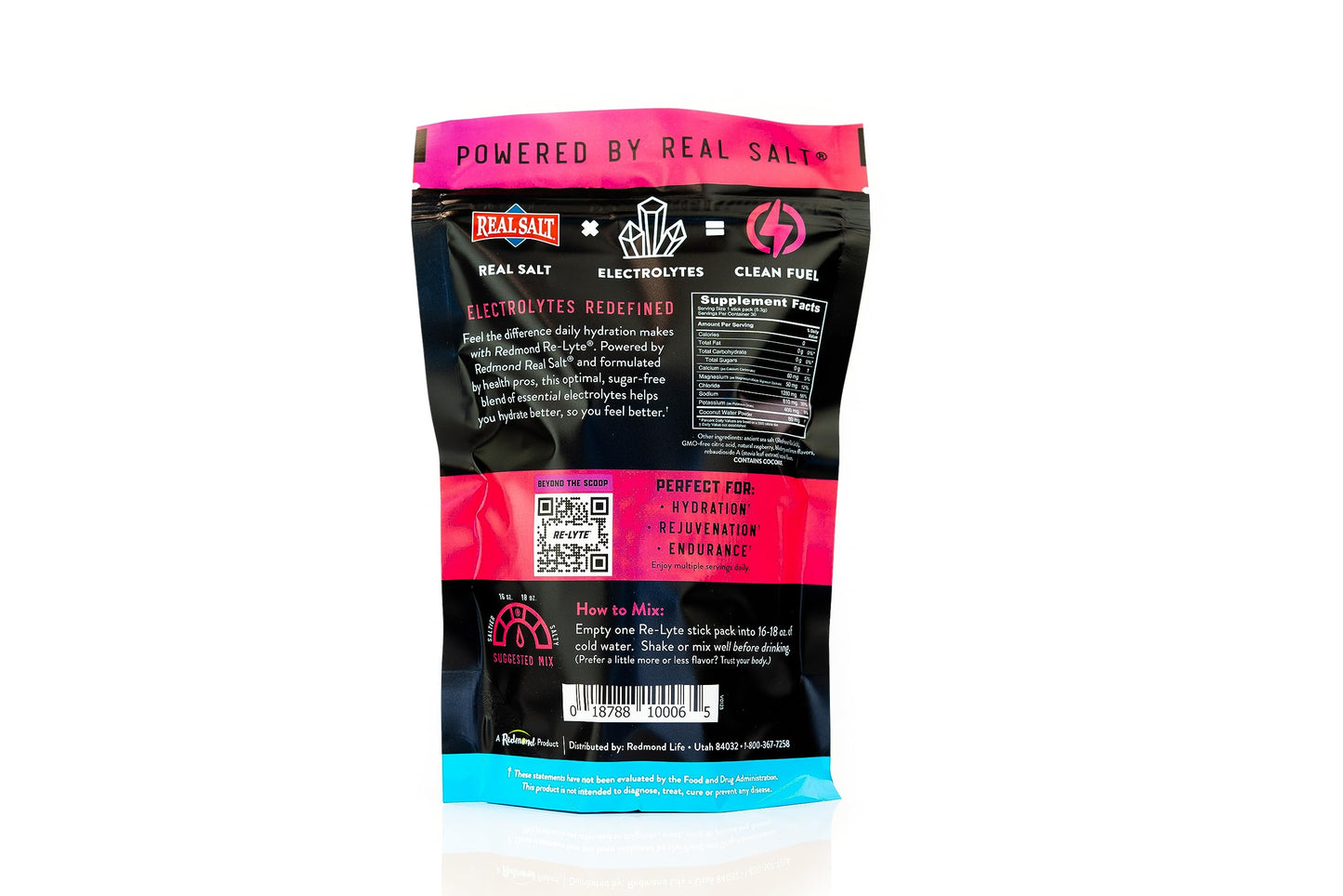 REDMOND Re-Lyte Hydration Electrolyte Powder Mix, Variety Pack, 30 Stick Packs Nirvana Guru