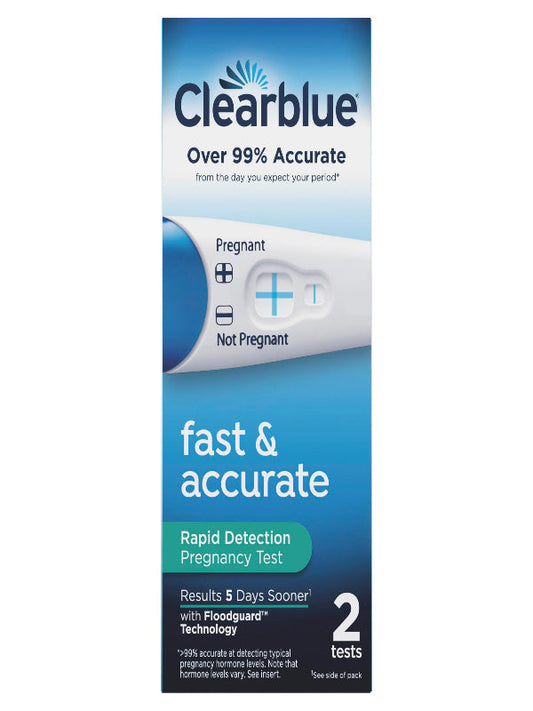 Clearblue Rapid Detection Pregnancy Test, Home Pregnancy Kit, 2 Count Nirvana Guru